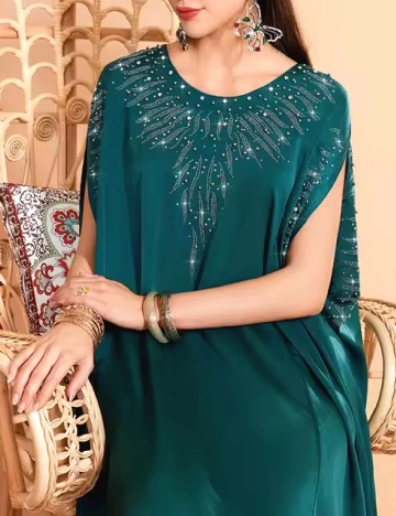 Rochie lunga SHEIN, verde