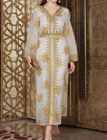 
						Rochie lunga SHEIN, alb