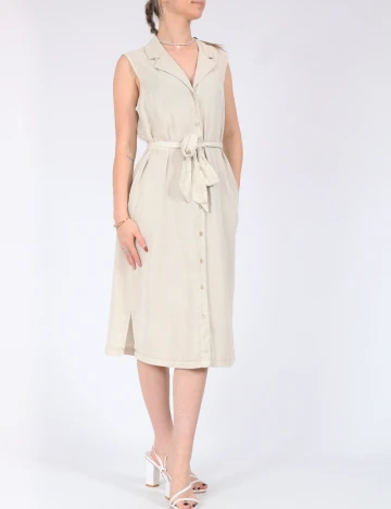 Rochie medie Vero Moda, crem