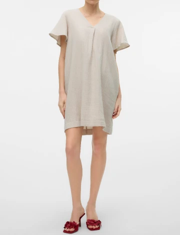 Rochie scurta Vero Moda, crem