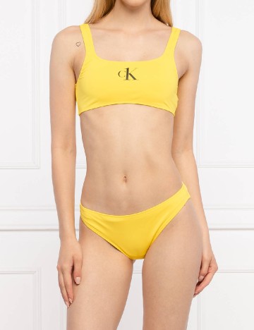 
						Chilot de  baie Calvin Klein, galben