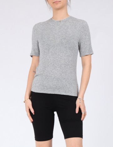 
						Tricou Vero Moda, gri