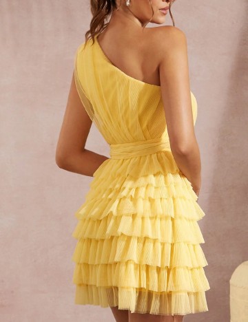 Rochie scurta SHEIN, galben