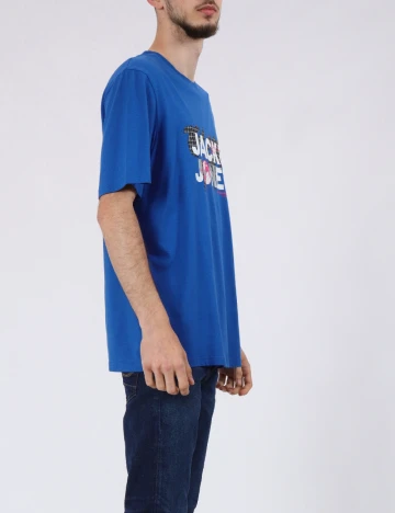 Tricou Jack&Jones, albastru Albastru