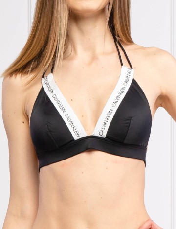 Sutien de baie Calvin Klein, negru
