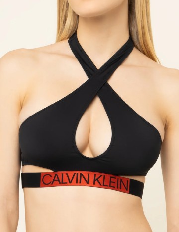 
						Sutien de baie Calvin Klein, negru