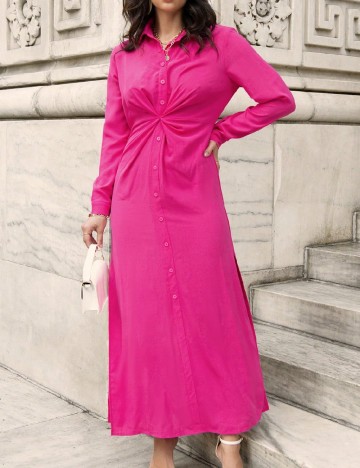 
						Rochie lunga SHEIN, roz