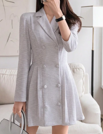 Rochie scurta Dazy, gri Gri