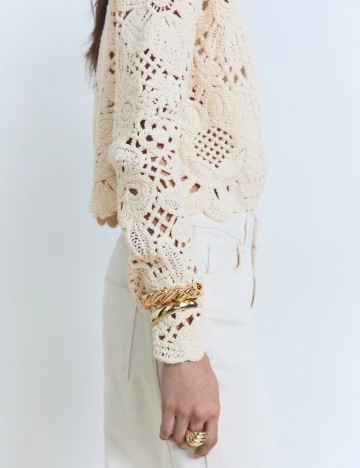 Cardigan Mango, crem