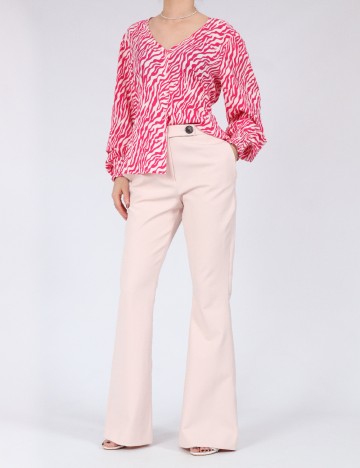Pantaloni Coast, roz pal