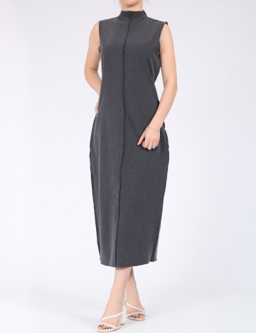Rochie medie Jacqueline de Yong, gri