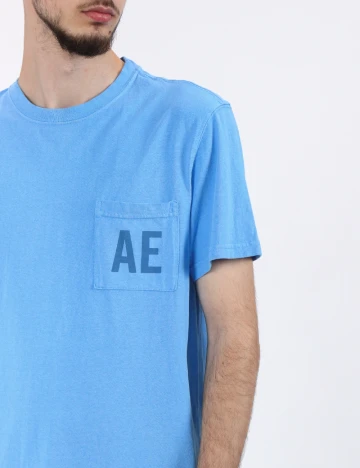 Tricou American Eagle, albastru Albastru