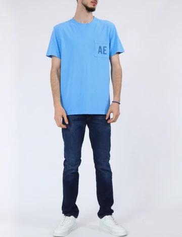 Tricou American Eagle, albastru Albastru