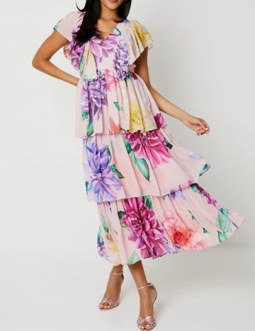 Rochie medie Coast, floral print