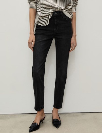 
						Blugi Mango, negru