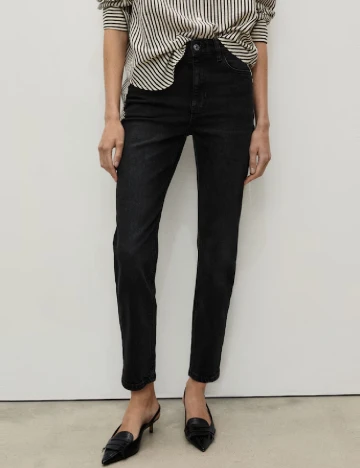 Blugi Mango, negru Negru