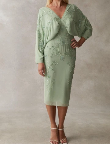 Rochie medie Coast, verde