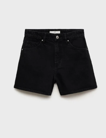 Pantaloni scurti Mango, negru