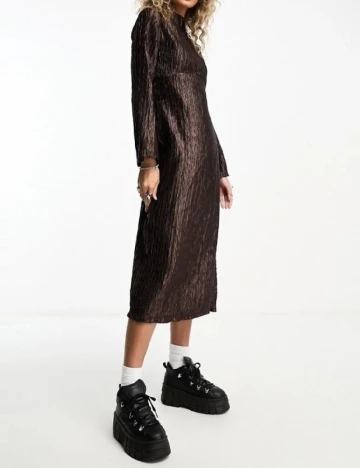 Rochie medie Native Youth, maro Maro