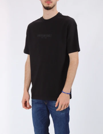 Tricou Oversize American Eagle, negru