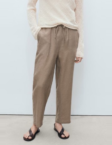 
						Pantaloni Mango, maro