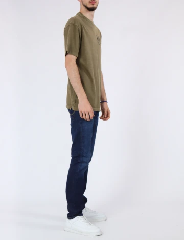 Tricou Oversize American Eagle, verde Verde