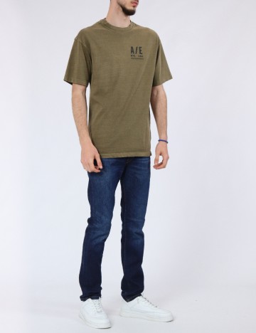 Tricou Oversize American Eagle, verde