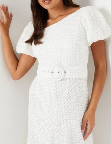 Rochie medie Coast, alb