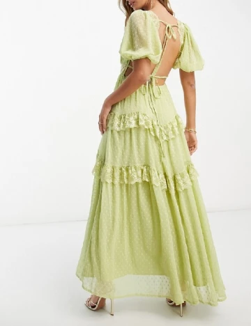 Rochie lunga ASOS, verde