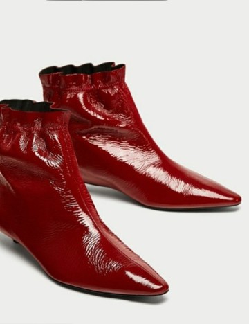 Botine Zara, rosu, 38