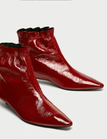 Botine Zara, rosu, 38