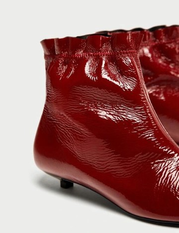 Botine Zara, rosu, 38