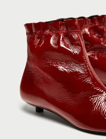Botine Zara, rosu, 38