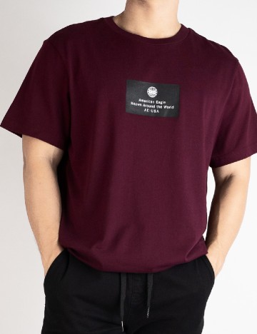 
						Tricou American Eagle, visiniu
