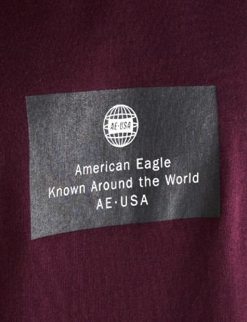 Tricou American Eagle, visiniu