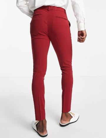 Pantaloni ASOS, rosu