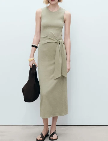Rochie lunga Mango, verde