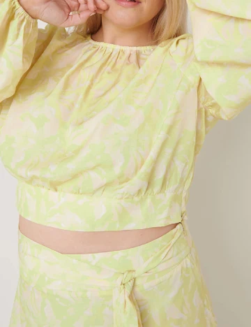 Fusta Pretty Lavish Curve, verde Verde