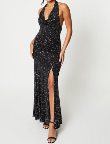 
						Rochie lunga Coast, negru