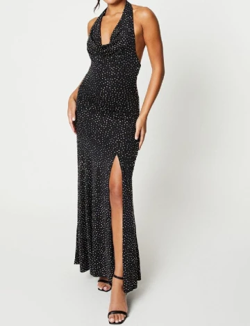Rochie lunga Coast, negru
