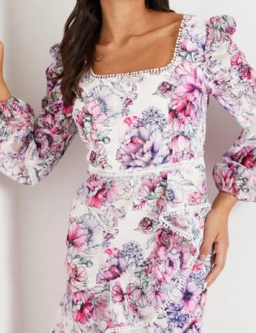 Rochie medie Coast, floral print Floral print