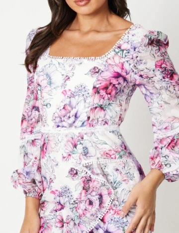 Rochie medie Coast, floral print Floral print