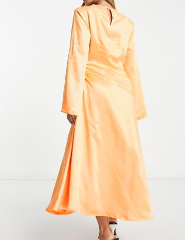 Rochie medie Pretty Lavish, portocaliu