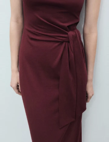 Rochie lunga Mango, visiniu Rosu