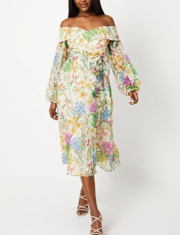 Rochie medie Coast, floral print