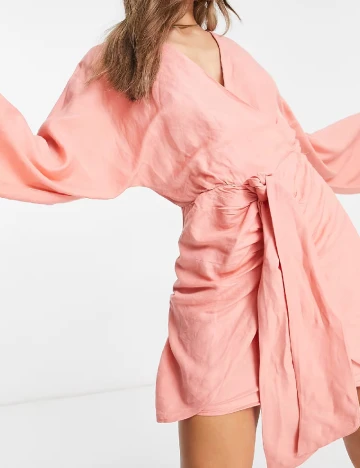 Rochie scurta Pretty Lavish, roz