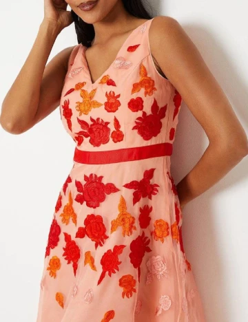 Rochie medie Coast, piersica