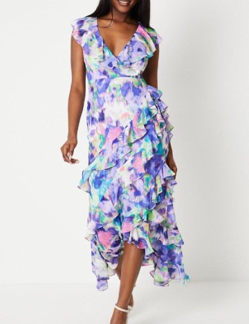 
						Rochie lunga Coast, mix culori