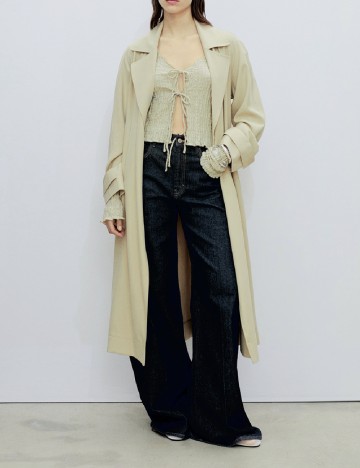 
						Trench Mango, bej