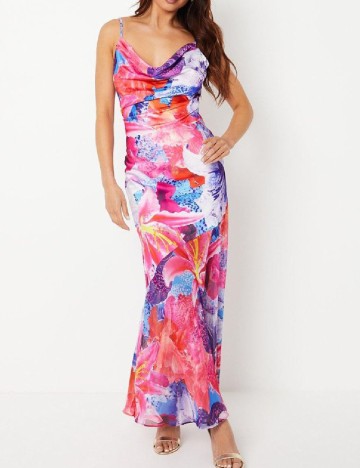 
						Rochie lunga Coast, mix culori